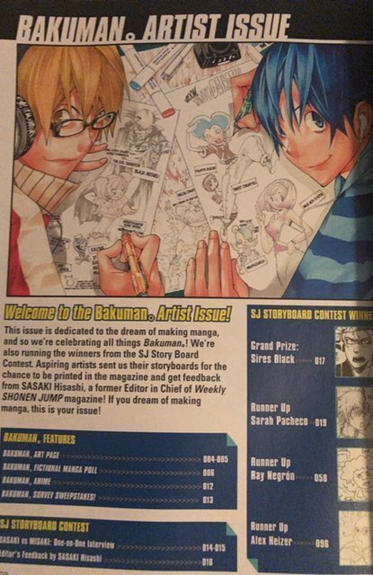 Shonen Jump #107, Bakumen Artist issue,2012,great present