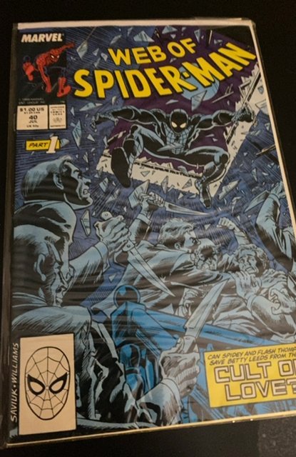 Web of Spider-Man #52 (1989) VF+