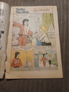 BETTY AND VERONICA #96 Bob White cover Dan DeCarlo art Archie 1963 Silver Age
