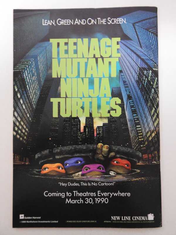 Teenage Mutant Ninja Turtles #28 (1990) Signed Eastman/Laird VF+ Condition!