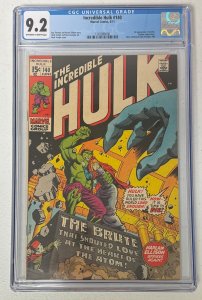 The Incredible Hulk #140 (1971) CGC 9.2