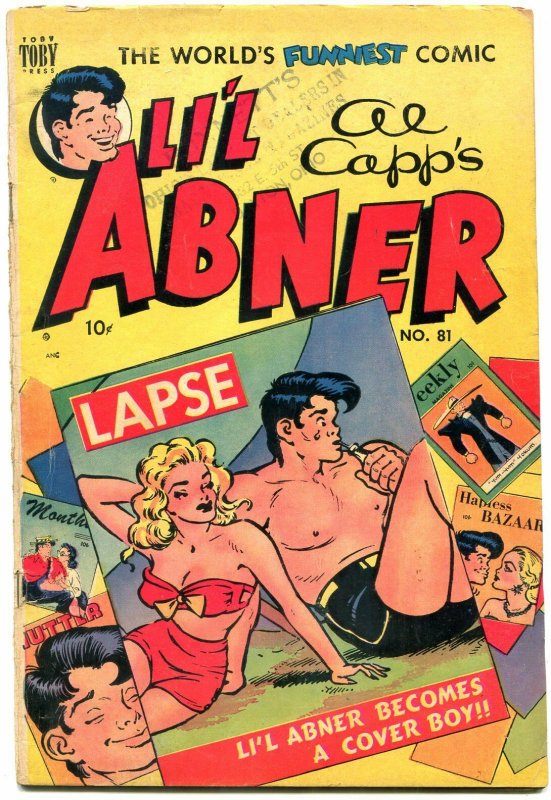 LI'L ABNER #81 1951-AL CAPP-MAGAZINE COVER PARODY ISSUE VG