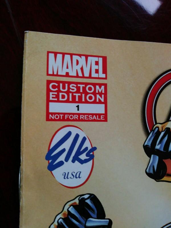 AVENGERS NEVER ALONE 1 RARE GIVEAWAY PROMO ELKS 2014 MARVEL CUSTOM EDITION