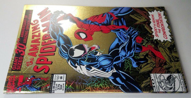 Amazing Spider-man 375 | Key 1st She Venom |NM | Marvel | Holo-grafx 