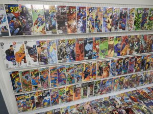Huge Lot 140 Comics W/ Superman, Young Justice, +More! Avg VF Condition!