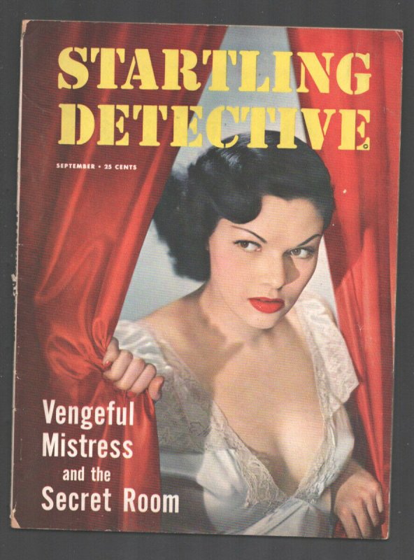 Startling Detective 9/1950-Spicy girl photo cover-exploitation-posed photos-P...