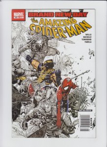 The Amazing Spider-Man #555 - Wolverine, Dr. Strange, Brand New Day (9.2) 2008