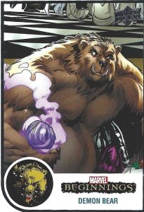 2022 Marvel Beginnings Vol 2 Series 1 #111 Demon Bear