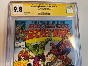 Secret Wars (1984) # 1 (CGC 9.8 WP) 1st App Beyonder | Signed Jim Shooter 