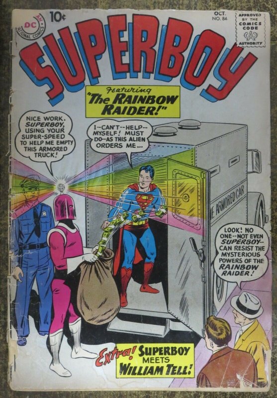 SUPERBOY #84 (DC, 10/1964) FAIR (FR) Rainbow Raider, Jerry Siegel, George Papp