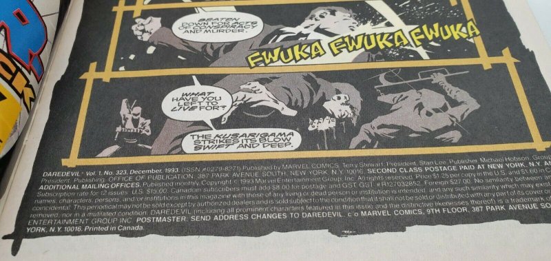 DAREDEVIL #323 VENOM cover (Marvel) (1993) NM