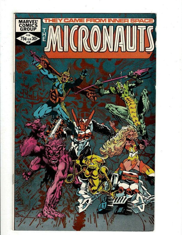 12 The Micronauts Marvel Comics # 29 30 31 32 33 34 35 36 37 38 39 51 NP14