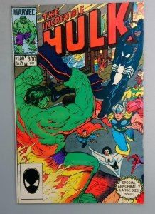 Incredible Hulk #300 Spider-Man in black costume Marvel 1984 LN1