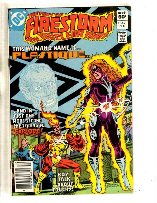 Lot Of 7 Firestorm The Nuclear Man DC Comic Books # 4 5 6 7 8 9 10 Batman CR22