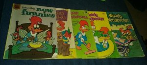 walter lantz woody woodpecker 158 160 169 193 new funnies 281 dell golden bronze