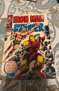 Iron Man & Sub-Mariner (1968) last team up befor their solo books nice grade
