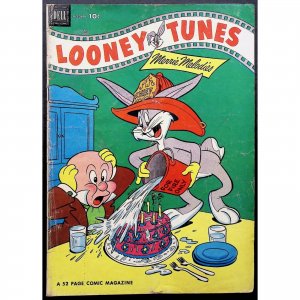 Vintage 12x Comic Book Lot: Bugs Bunny, Mighty Mouse, Dennis The Menace + More