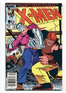 X-MEN #183 1984-MARVEL-Bar fight between Peter and Kane.