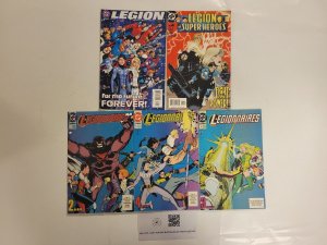 5 DC Comics #4 Legion Super-Heroes #33 The Legion #3 4 5 Legionnaires 25 TJ35