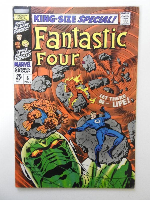 Fantastic Four Annual #6  (1968) VG/FN Cond! 1st Annihilus! 3/4 in spine split