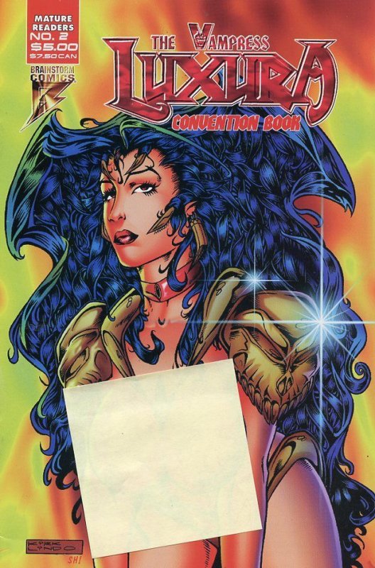 Luxura Convention Book #2 Nude Variant(1996)Brainstorm Adult Comic Grade FN+ 6.5