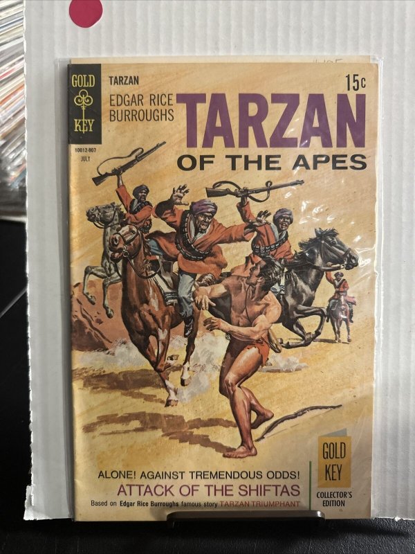 TARZAN OF THE APES GOLD KEY #185   1969 WILSON PAINTED  COVER