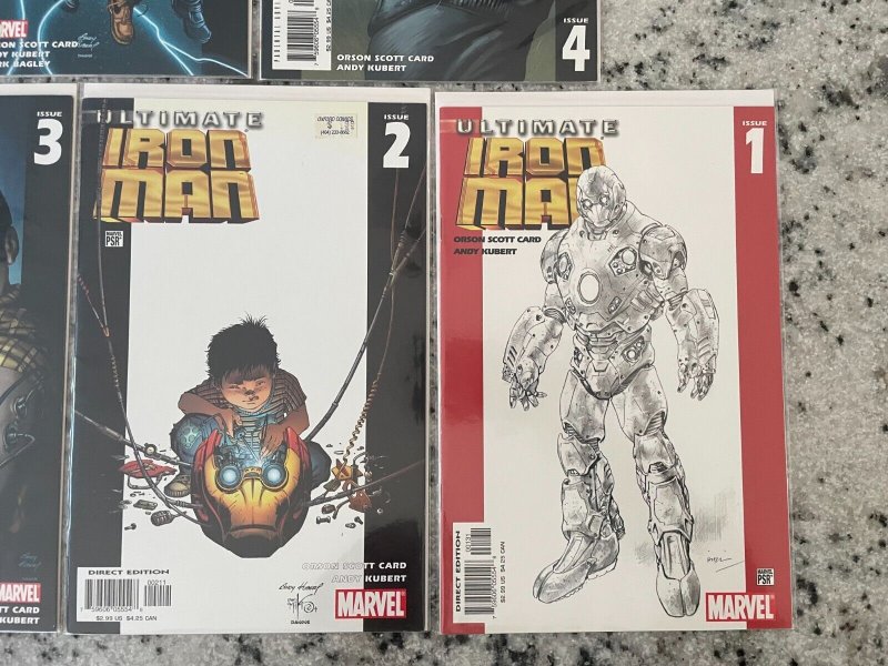Ultimate Iron Man Complete Marvel Comics Series # 1 2 3 4 5 NM Hulk 15 CH23