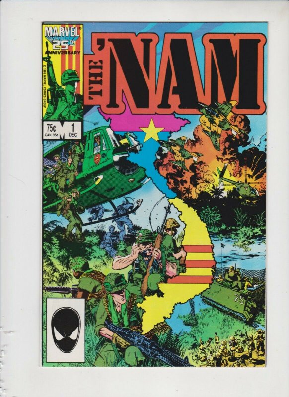 THE NAM V1 #'s1-4 1986 MARVEL / 25 ANNIVERSARY/ #2 NEWSSTAND  /  HIGH QUALITY