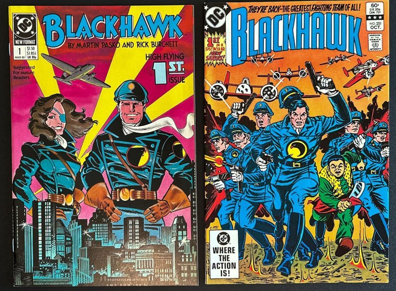 BlackHawk #1 and BlackHawk #251 Lot (1982) DC Comics