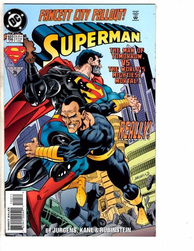 8 Superman DC Comic Book #99 101 102 103 105 106 107 108 Batman Flash Arrow J217