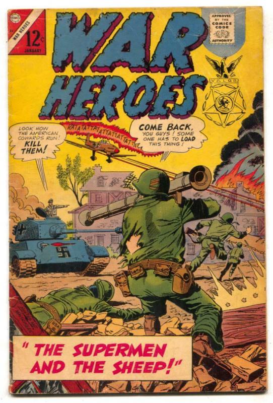 War Heroes #22 1967- Charlton bazooka cover VG