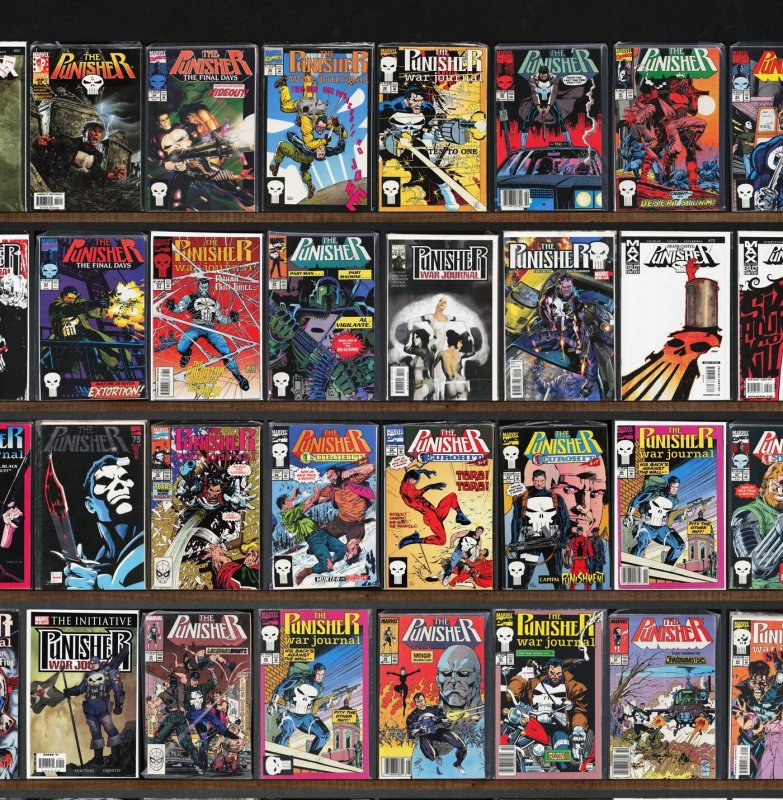 Huge Lot 150+ Comics with The Punisher, X-Force, Punisher War Journal & More!