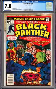 Black Panther #1 CGC Graded 7.0