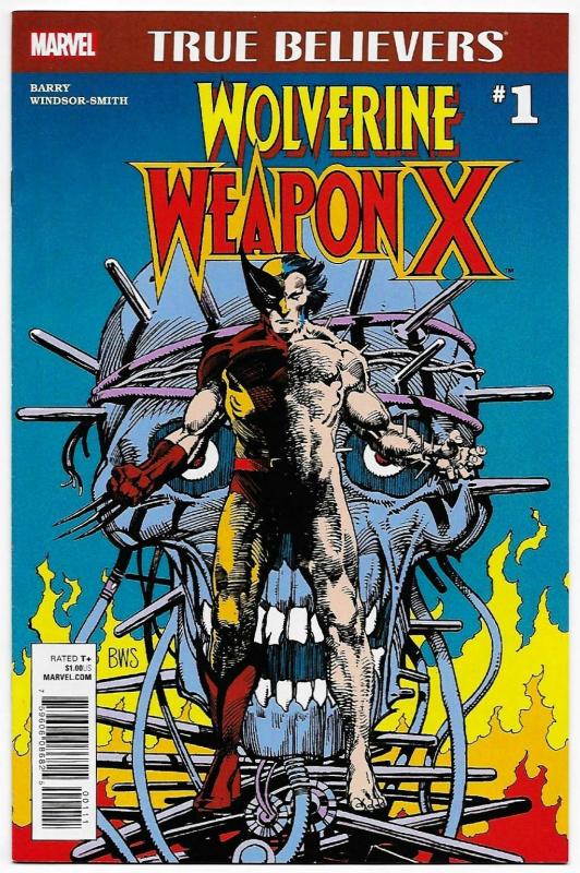 True Believers Wolverine Weapon X #1 (Marvel, 2017) NM