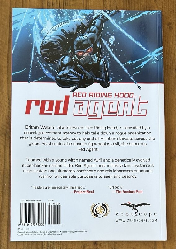 Red Agent Red Riding Hood Zenescope TPB SC Brand New