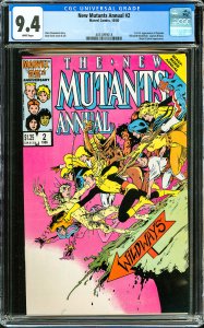 The New Mutants Annual #2 (1986) CGC Graded 9.4