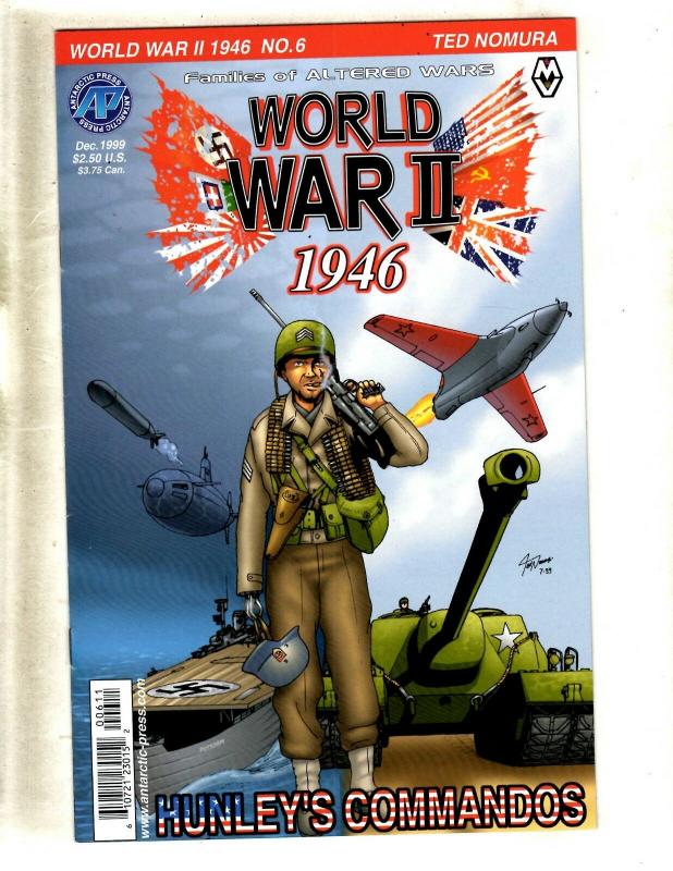 Lot Of 6 World War 2 1946 Antarctic Press Comic Books #1 2 3 4 5 6 Luftwaffe FM8