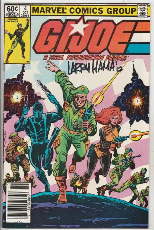 G.I. Joe signed #4 (Oct-82) VF/NM High-Grade G.I. Joe