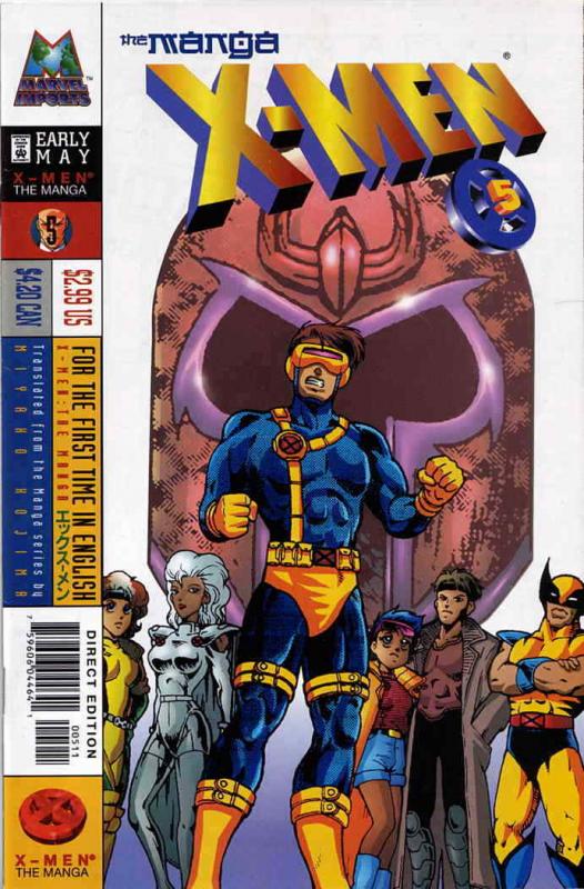 X-Men: la Manga #5 VF/casi como nuevo; Marvel | ahorra en tus envíos-detalles dentro 