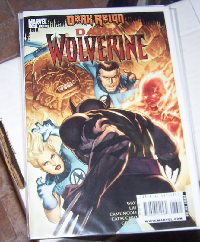 WOLVERINE #76 marvel 2014   dark reign+ dark wolverine daken fantastic four