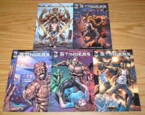 Stingers #1-5 VF/NM complete series 2009 ZENESCOPE set lot comics 2 3 4