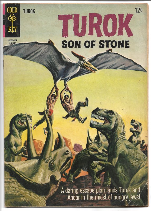 Turok Son of Stone 49 - Silver Age - (Fine) Jan., 1966