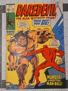 Daredevil Lot —Issue #75 #78 #79 #82 #83 #85 ?-1st App Man-Bull—Marvel