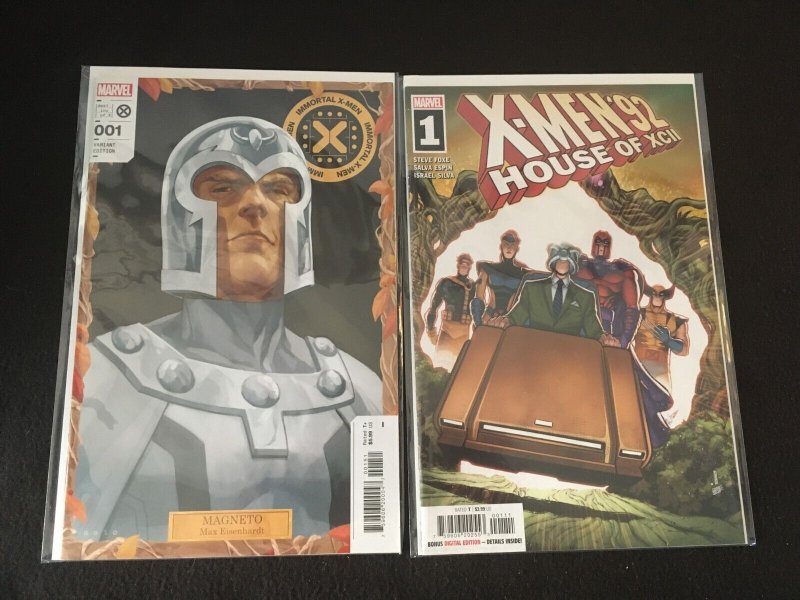 IMMORTAL X-MEN #1, X-MEN '92: HOUSE OF XCII #1 VFNM Condition