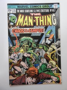 Man-Thing #18 (1975) VG+ Condition!