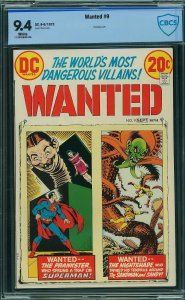 Wanted, The World's Most Dangerous Villains #9 (1973) CBCS 9.4 NM