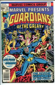 MARVEL PRESENTS  #11 1977-GUARDIANS OF THE GALAXY-PSYCHIC VAMPIRES-vf