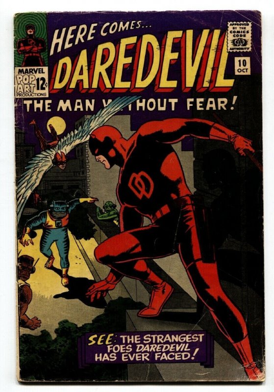 DAREDEVIL #10 comic book 1965-MARVEL COMICS-WALLY WOOD vg 
