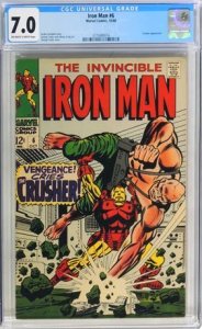 Iron Man #6 (1968) CGC Graded 7.0