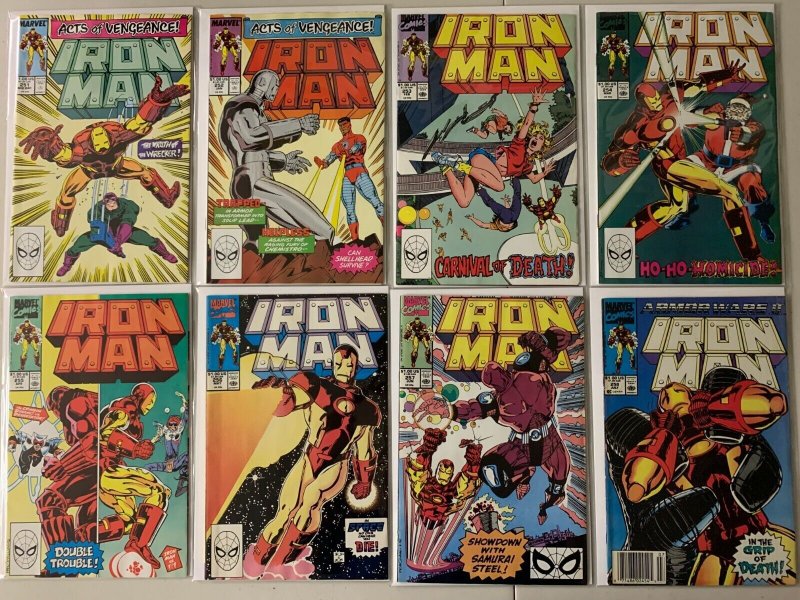 Iron Man comics lot #231-280 + 2 annuals 48 diff avg 6.0 (1988-92)